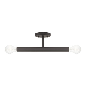 Copenhagen Two Light Semi-Flush Mount in Bronze (107|5113907)