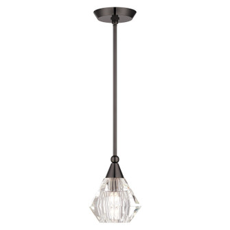 Brussels One Light Pendant in Black Chrome (107|4707146)