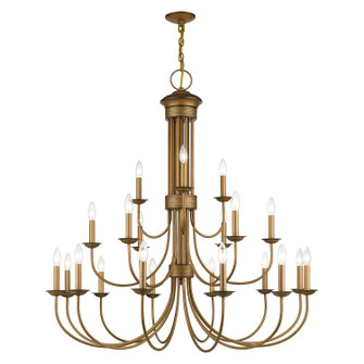 Estate 21 Light Chandelier in Antique Gold Leaf (107|4268848)