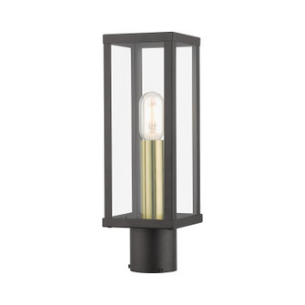 Gaffney One Light Outdoor Post Top Lantern in Bronze with Antique Gold (107|2803407)
