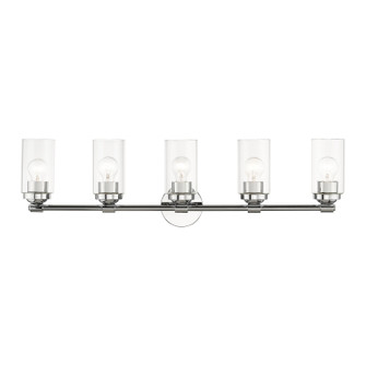 Whittier Five Light Vanity Sconce in Polished Chrome (107|1808505)