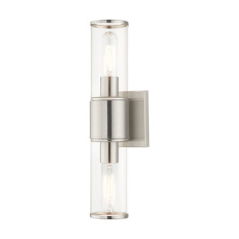 Quincy Two Light Vanity Sconce in Brushed Nickel (107|1714291)