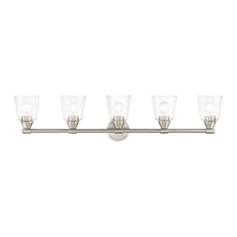 Catania Five Light Vanity Sconce in Brushed Nickel (107|1678591)
