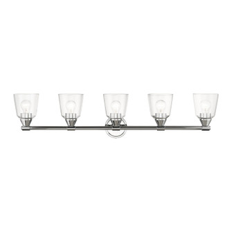 Catania Five Light Vanity Sconce in Polished Chrome (107|1678505)