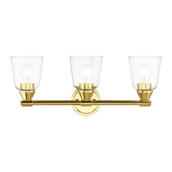 Catania Three Light Vanity Sconce in Polished Brass (107|1678302)