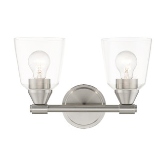 Catania Two Light Vanity Sconce in Brushed Nickel (107|1678291)