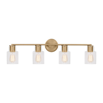 Sayward Four Light Bath in Satin Brass (454|DJV1004SB)