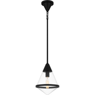 Quoizel Piccolo Pendant One Light Mini Pendant in Matte Black (10|QPP6160MBK)