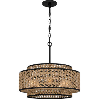 Quoizel Pendant Five Light Pendant in Matte Black (10|QP6161MBK)