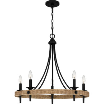 Catania Five Light Chandelier in Matte Black (10|CNI5026MBK)