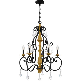 Althea Five Light Chandelier in Matte Black (10|AEA5026MBK)