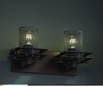 Wire Mesh Two Light Bath Bar in Dark Bronze (102|MSH817210DBRZ)