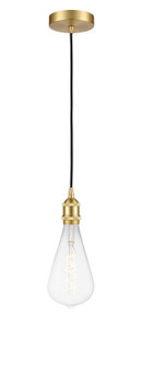 Edison LED Mini Pendant in Satin Gold (405|6161PSGBB125LED)
