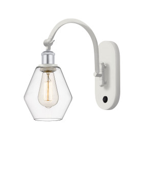 Ballston One Light Wall Sconce in White Polished Chrome (405|5181WWPCG6526)