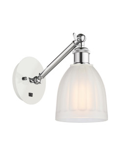Ballston LED Wall Sconce in White Polished Chrome (405|3171WWPCG441LED)