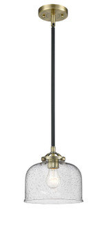 Nouveau One Light Mini Pendant in Black Antique Brass (405|2841SBABG74)