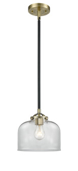 Nouveau One Light Mini Pendant in Black Antique Brass (405|2841SBABG72)