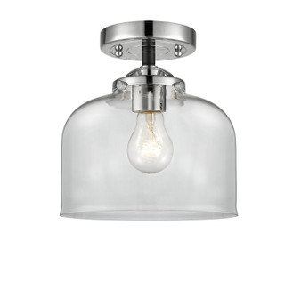 Nouveau One Light Semi-Flush Mount in Black Polished Nickel (405|2841CBPNG72)