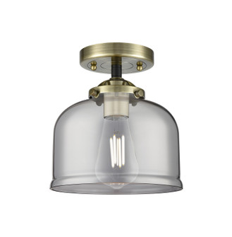 Nouveau One Light Semi-Flush Mount in Black Antique Brass (405|2841CBABG73)