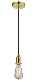 Whitney One Light Mini Pendant in Gold (405|100GD10BK0GD)