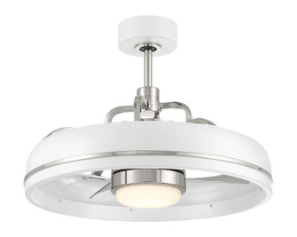 Taylor 20'' Ceiling Fan in White/Polished Nickel (46|TYL24WPLN3)