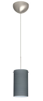 Stilo One Light Pendant in Satin Nickel (74|1XC4404TNSN)