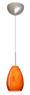 Pera One Light Pendant in Satin Nickel (74|1BC1713HBSN)