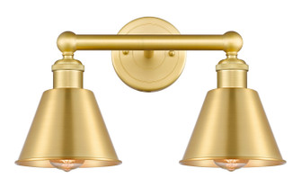 Edison Two Light Bath Vanity in Satin Gold (405|6162WSGM8SG)