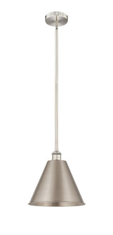 Edison One Light Mini Pendant in Brushed Satin Nickel (405|6161SSNMBC12SN)