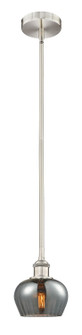 Edison One Light Mini Pendant in Brushed Satin Nickel (405|6161SSNG93)