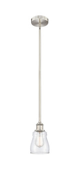 Edison One Light Mini Pendant in Brushed Satin Nickel (405|6161SSNG392)