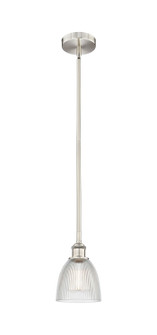 Edison One Light Mini Pendant in Brushed Satin Nickel (405|6161SSNG382)