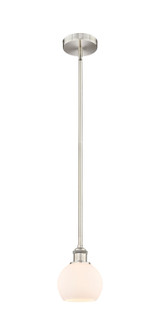 Edison One Light Mini Pendant in Brushed Satin Nickel (405|6161SSNG1216)