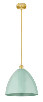 Edison One Light Mini Pendant in Satin Gold (405|6161SSGMBD16SF)