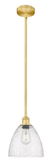 Edison One Light Mini Pendant in Satin Gold (405|6161SSGGBD94)