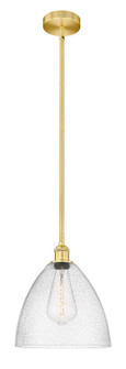Edison One Light Mini Pendant in Satin Gold (405|6161SSGGBD124)