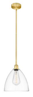 Edison One Light Mini Pendant in Satin Gold (405|6161SSGGBD122)