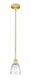 Edison One Light Mini Pendant in Satin Gold (405|6161SSGG442)
