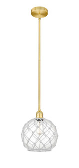 Edison One Light Mini Pendant in Satin Gold (405|6161SSGG12210RW)