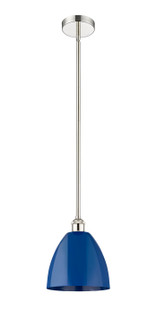 Edison One Light Mini Pendant in Polished Nickel (405|6161SPNMBD9BL)