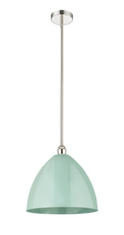 Edison One Light Mini Pendant in Polished Nickel (405|6161SPNMBD16SF)