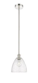Edison One Light Mini Pendant in Polished Nickel (405|6161SPNGBD94)