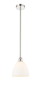 Edison One Light Mini Pendant in Polished Nickel (405|6161SPNGBD91)