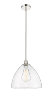 Edison One Light Pendant in Polished Nickel (405|6161SPNGBD164)