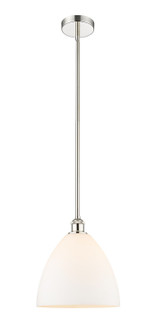 Edison One Light Mini Pendant in Polished Nickel (405|6161SPNGBD121)