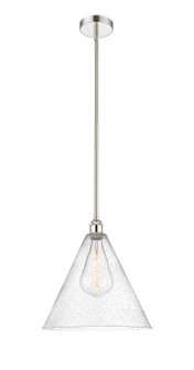 Edison One Light Pendant in Polished Nickel (405|6161SPNGBC164)