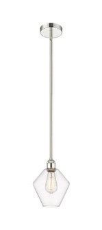 Edison One Light Mini Pendant in Polished Nickel (405|6161SPNG6528)