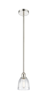 Edison One Light Mini Pendant in Polished Nickel (405|6161SPNG442)