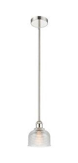 Edison One Light Mini Pendant in Polished Nickel (405|6161SPNG412)