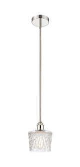Edison One Light Mini Pendant in Polished Nickel (405|6161SPNG402)